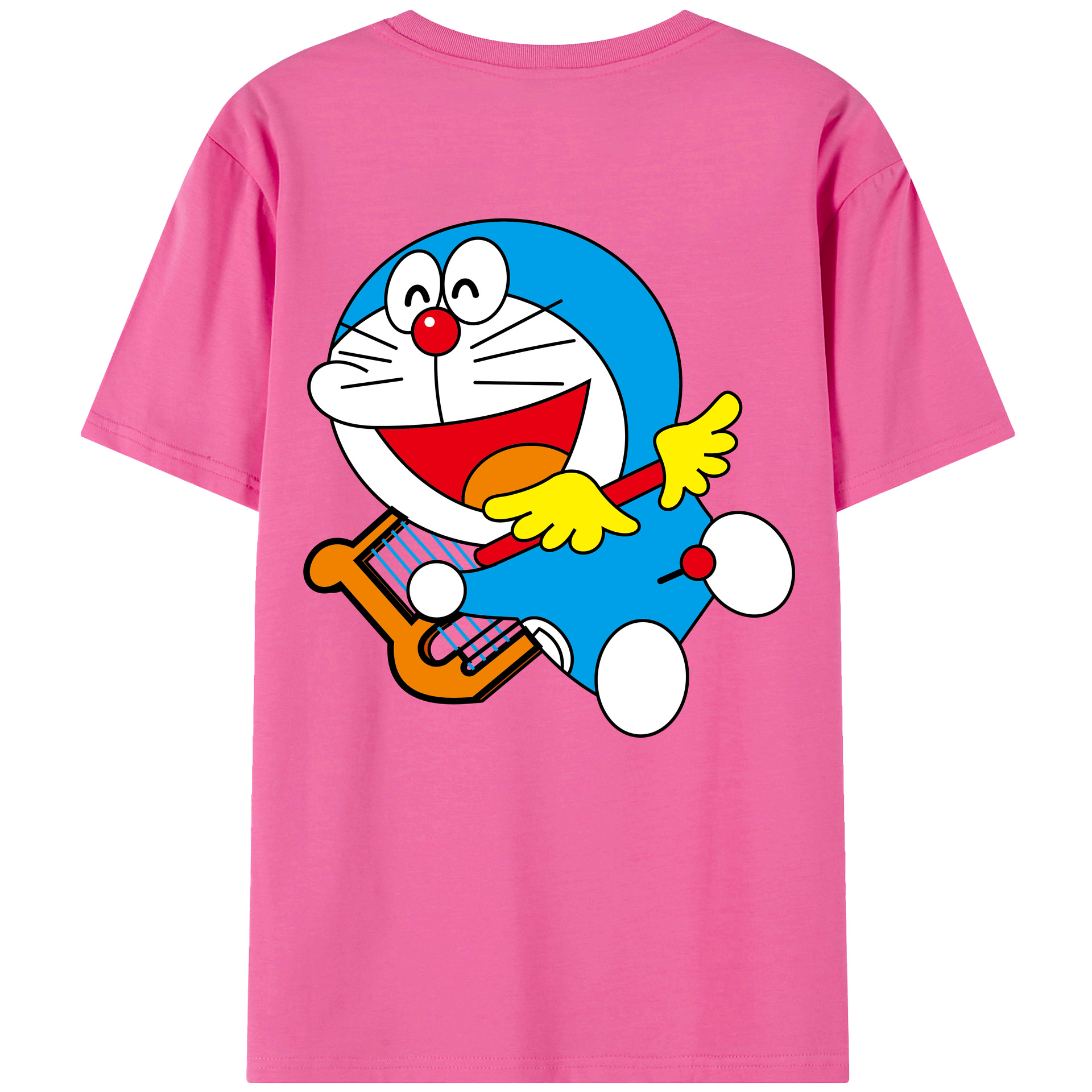 （画像用） ドラえもん Doraemon レディース半袖Tシャツ(バックプリント)